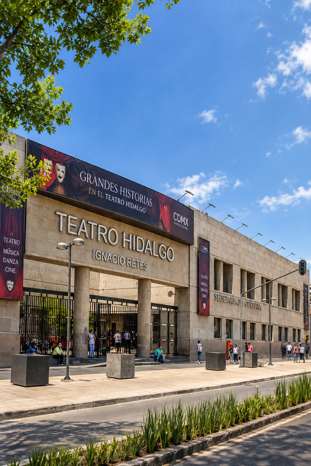 Teatro Hidalgo: uno de los símbolos emblematicos de la Ciudad de Mexico del siglo XIX