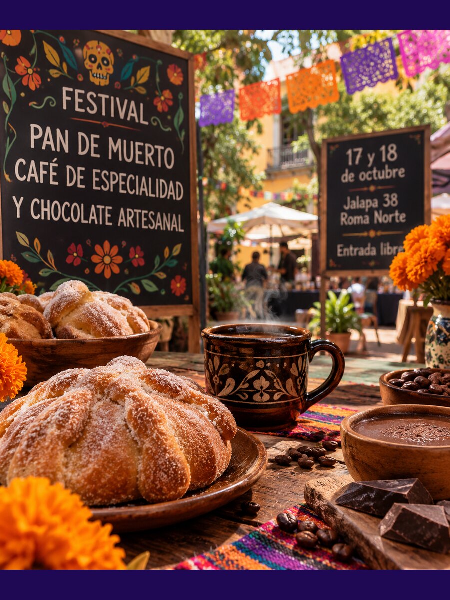 Festival de café y chocolate, edición pan de muerto