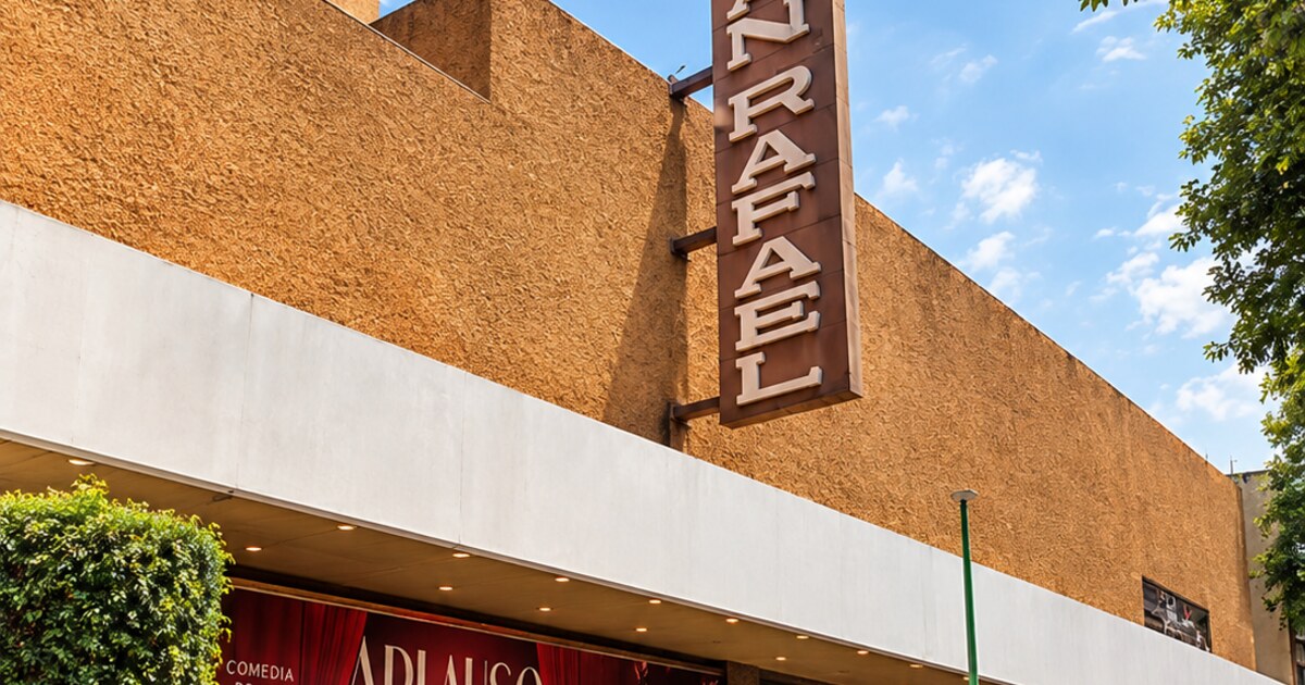 Teatro San Rafael: el foro grande del centro que sigue en cartelera
