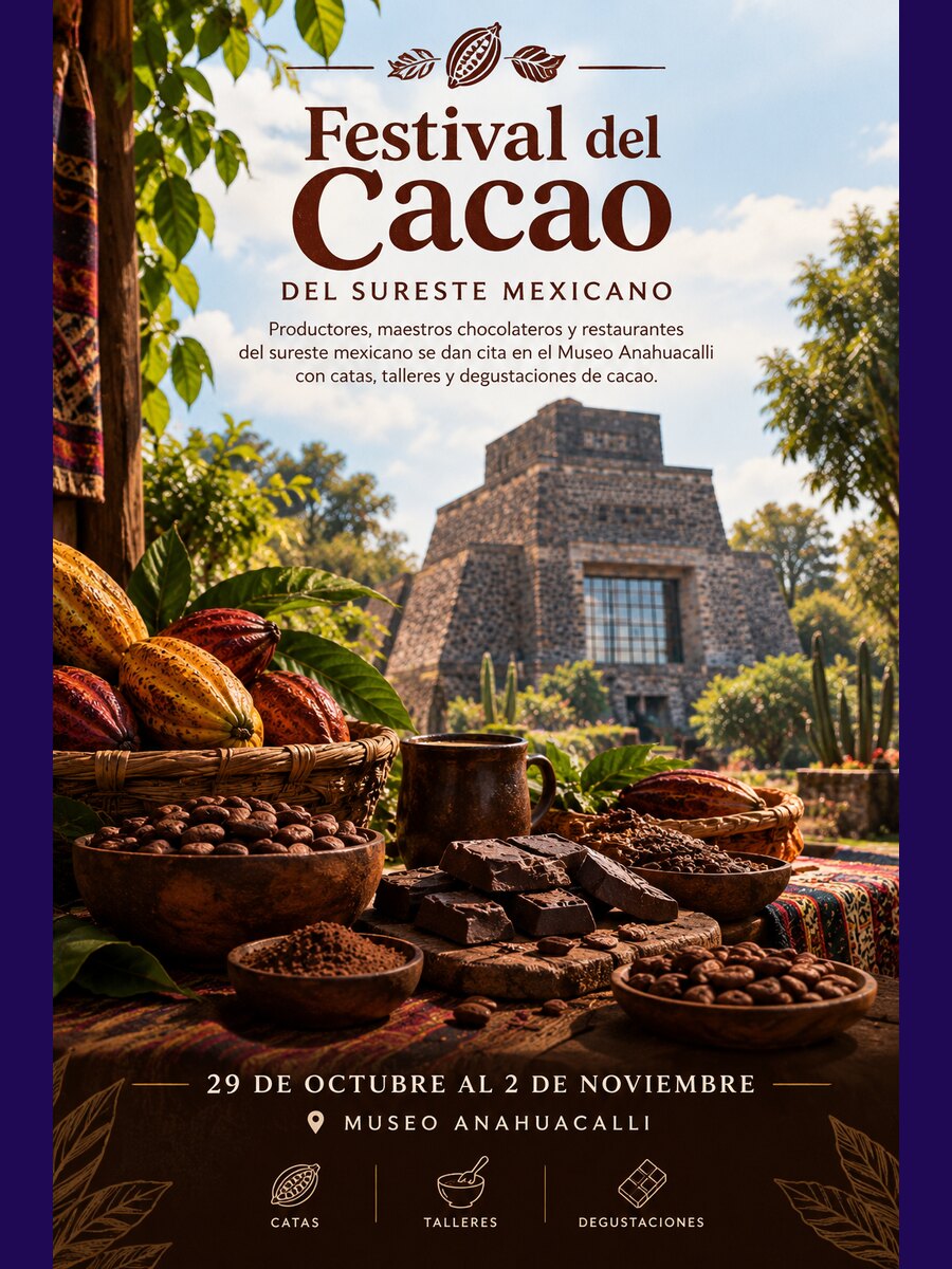 XVI Festival Cacao Para Todos en el Museo Anahuacalli