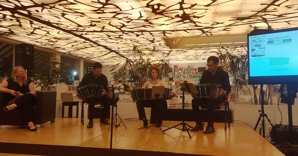 Presentacion de Janine Kruger de su libro "Heinrich Band. Bandoneón. Orígenes y Viajes del Instrumento Emblemático del Tango"