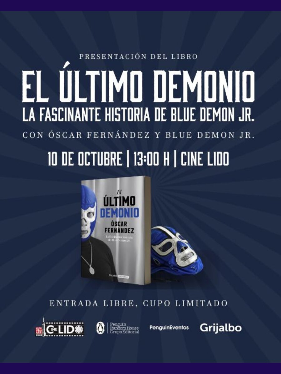 El último demonio, documental sobre Blue Demon Jr., con charla del luchador y su director